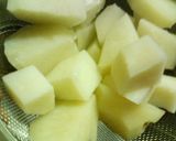 合い挽き肉とじゃが芋の♡甘辛キムチ風味♡作り方1写真