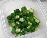 うちのもずく酢✿豆腐オクラ入り作り方5写真