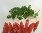 パクチーたっぷり！豆乳トムヤム風うどん作り方3写真