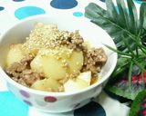 合い挽き肉とじゃが芋の♡甘辛キムチ風味♡作り方6写真