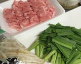 茹で豚もやしのネギ塩れもんダレ作り方1写真