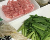 茹で豚もやしのネギ塩れもんダレ作り方1写真