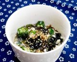 うちのもずく酢✿豆腐オクラ入り作り方9写真