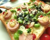 ＋塩レモン　魚ニソ×枝豆のトースト作り方6写真