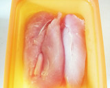 南高梅干しと蒸しササミの和え物作り方1写真
