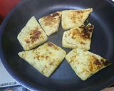 超簡単おつまみ！油揚げのネギおかか焼き作り方4写真