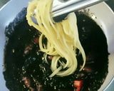 ホタルイカの真っ黒パスタ作り方12写真