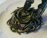 ホタルイカの真っ黒パスタ作り方15写真