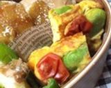 枝豆とトマトのフリッタータ　お弁当　簡単作り方7写真