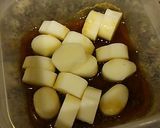モッツァレラのニンニク醤油漬け作り方3写真