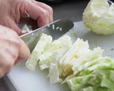 いりこのオリーブオイル和えのキャベツ炒め作り方2写真