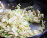いりこのオリーブオイル和えのキャベツ炒め作り方3写真