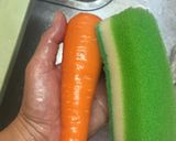 フラパン☆人参と大根の皮できんびら作り方1写真