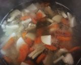 お豆腐団子のすいとん汁作り方3写真