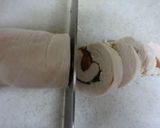 レンジで簡単♪梅干し風味✿鶏むね肉ロール作り方10写真