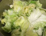 鶏むね肉とキャベツのニンニク味噌炒め作り方1写真