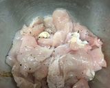 鶏むね肉とキャベツのニンニク味噌炒め作り方2写真