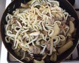 元気が出る和風焼きうどん!作り方7写真