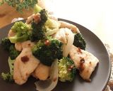 ブロッコリーと鶏の　さっぱり梅～炒め作り方13写真