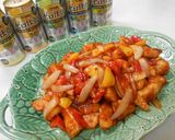 ♪お肉たっぷり酢鶏作り方7写真