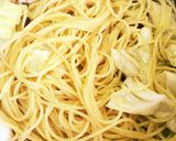 美味い！ヒイカとキャベツのペペロンチーノ作り方13写真