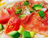 新玉ねぎとマグロのカルパッチョ作り方9写真