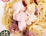 美味い！ヒイカとキャベツのペペロンチーノ作り方14写真