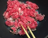 牛肉のソース焼き作り方1写真