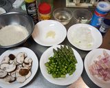 美味!アスパラとベーコンのリゾット作り方1写真