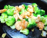 えびとブロッコリーの中華炒め作り方8写真