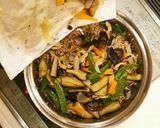 なすとヒラタケのほんのり甘酢炒め作り方7写真