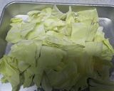 節約料理★豆腐で~肉味噌キャベツ作り方1写真