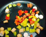 簡単★ジャンバラヤ風炒飯★作り方1写真