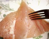 鶏むね肉のバンバンジーとスープ【節約】作り方1写真