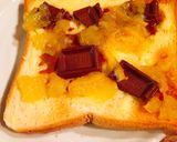 美味♡チーズチョコマーマレードトースト作り方3写真