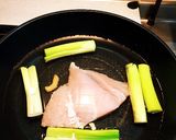 鶏むね肉のバンバンジーとスープ【節約】作り方4写真
