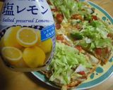 さっぱり塩レモンピザ作り方5写真