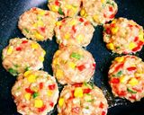 ♡カラフル野菜の鶏つくねのお弁当～♡作り方4写真