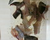 イサキのクリームトマトスパゲッティー作り方1写真