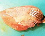 鶏むねなのに柔らかジューシー！マヨ唐揚げ作り方1写真