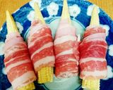 お弁当にベビーコーン♪ハム＆肉巻き♡♡作り方1写真