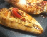 チキンロールで、パプリカチーズ生姜焼き作り方8写真