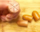 お弁当に♬ウインナーのお花✿咲きました～作り方1写真
