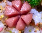 お弁当に♬ウインナーのお花✿咲きました～作り方4写真