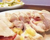 鶏胸肉のハムチーズサンド ピカタ☆*+作り方10写真