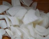 ごぼうと豚ひき肉の煮物作り方2写真