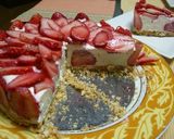 豪華☆イチゴのレアチーズケーキ作り方7写真