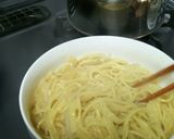 フライパンで簡単卵かけパスタ（TKP）作り方3写真