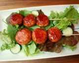 ラカントS使用●●●ーおから入り鶏つくね作り方5写真
