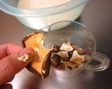 土鍋で✿しいたけご飯作り方1写真